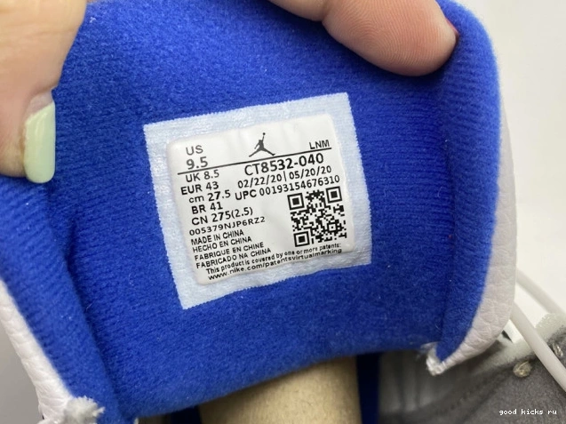 Blue Retro 3 Air White Jordan CT8532-040 0811